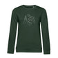 Doppeltes Glück – Bio-Sweatshirt für Damen