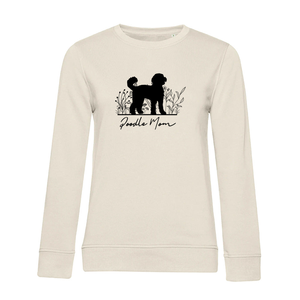 Poodle Mom – Bio-Sweatshirt für Damen