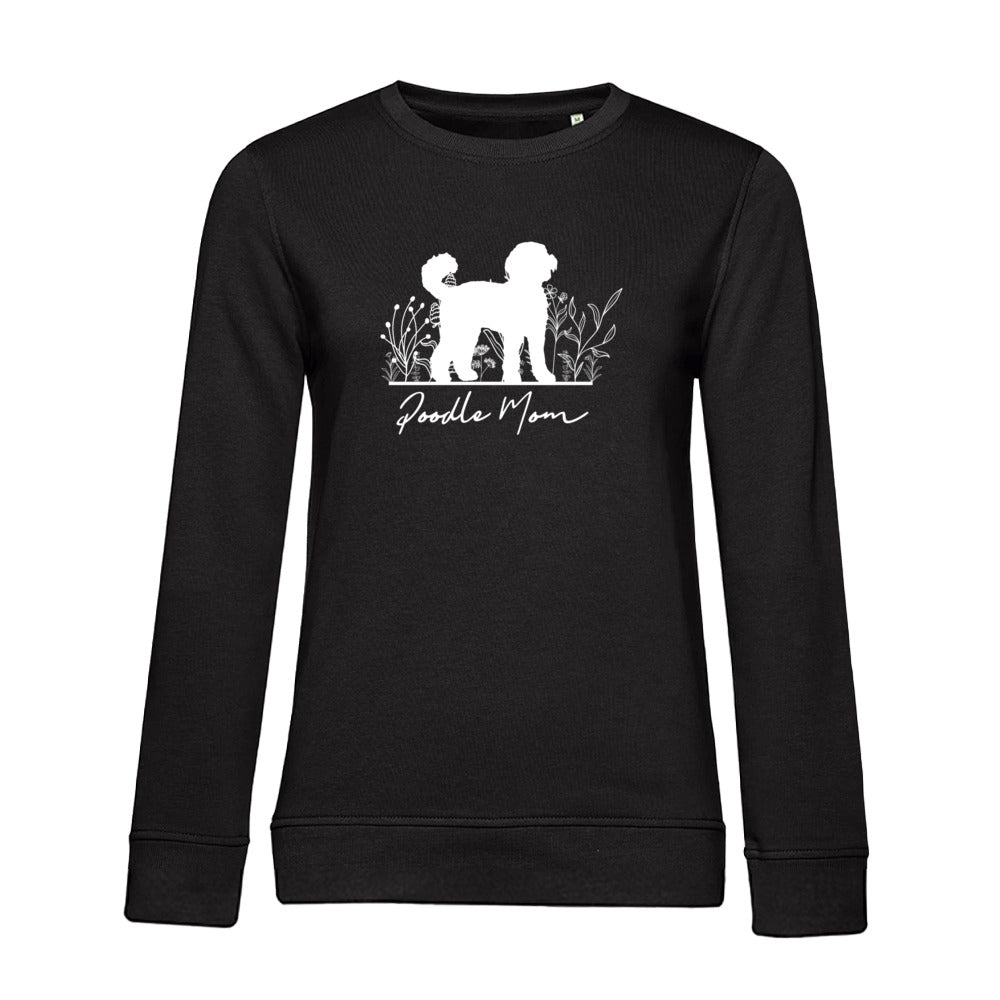 Poodle Mom – Bio-Sweatshirt für Damen