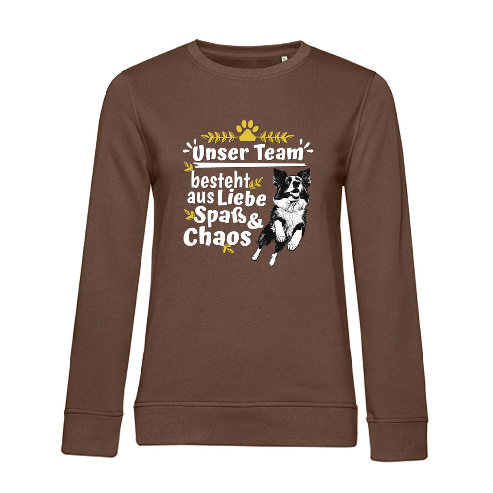 Unser Team – Bio-Sweatshirt für Damen