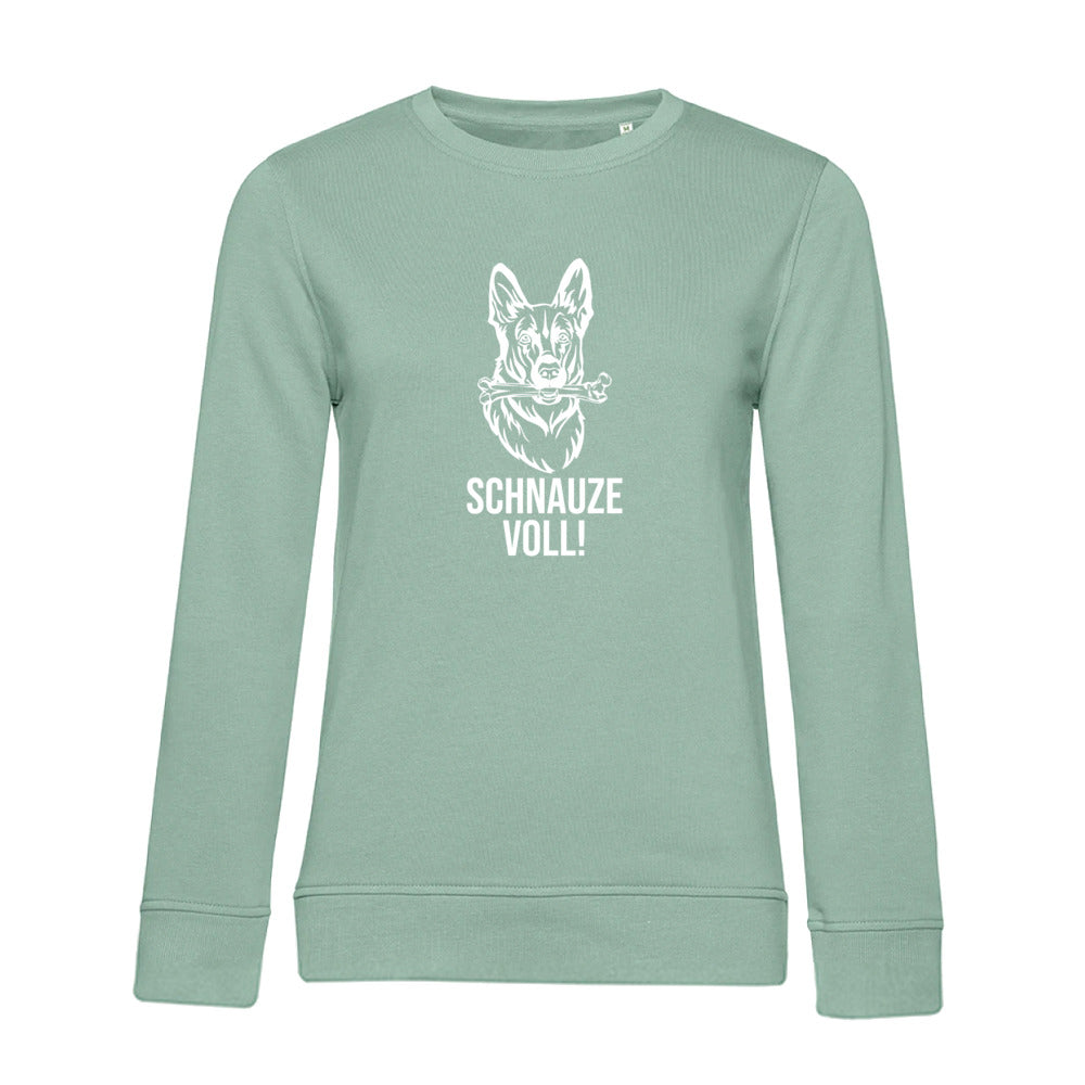 Schnauze Voll – Bio-Sweatshirt für Damen