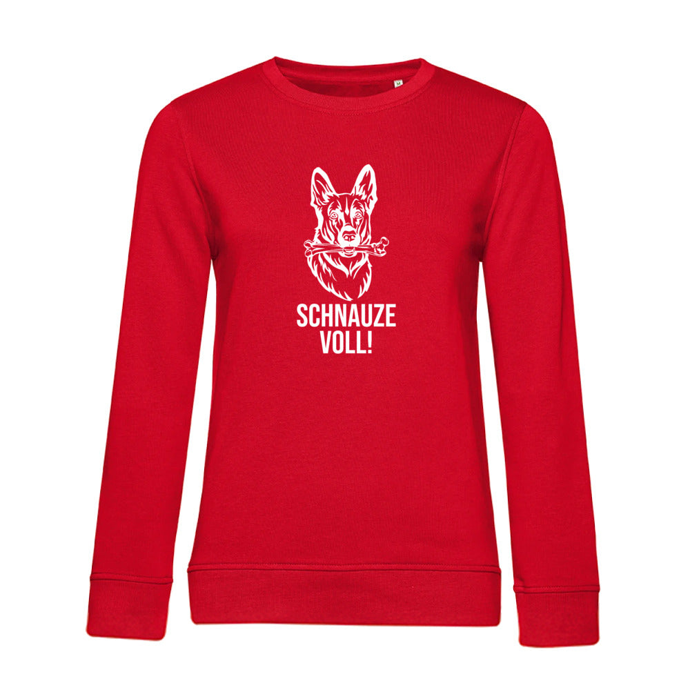 Schnauze Voll – Bio-Sweatshirt für Damen