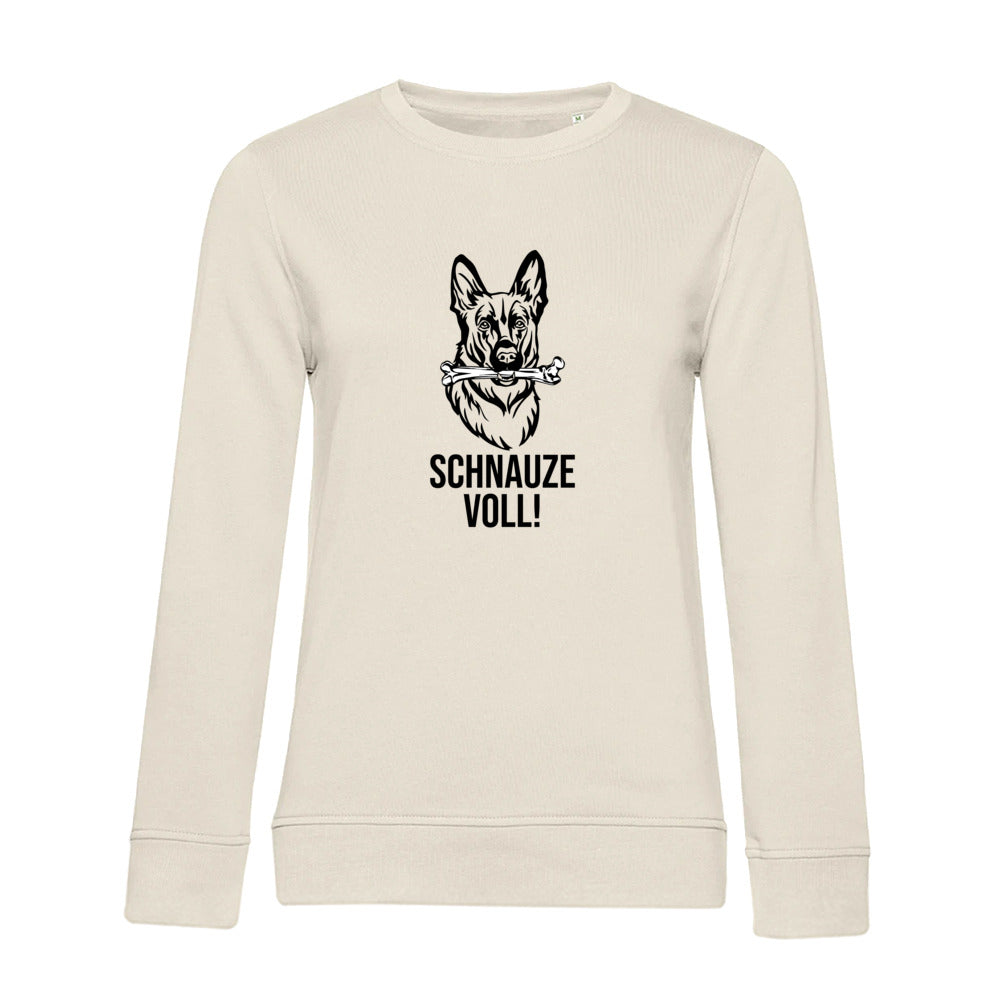 Schnauze Voll – Bio-Sweatshirt für Damen
