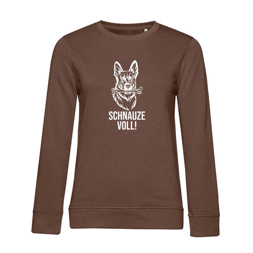 Schnauze Voll – Bio-Sweatshirt für Damen