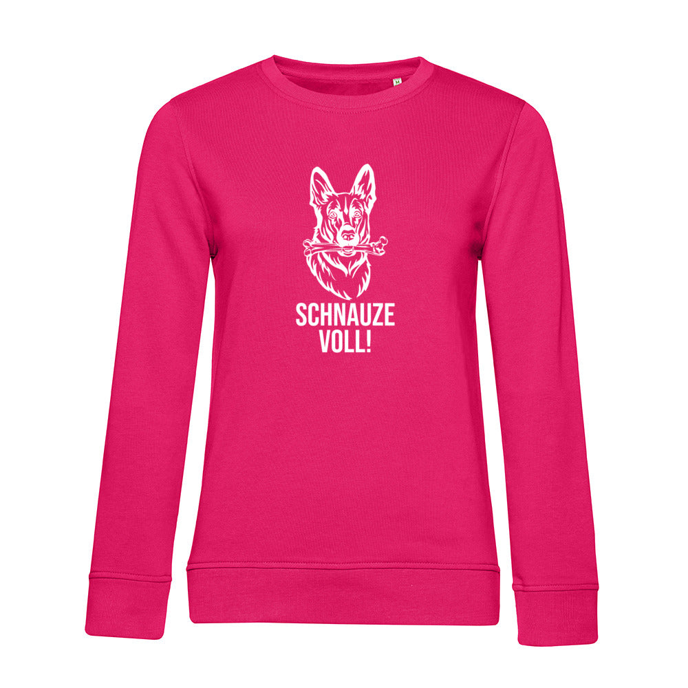 Schnauze Voll – Bio-Sweatshirt für Damen