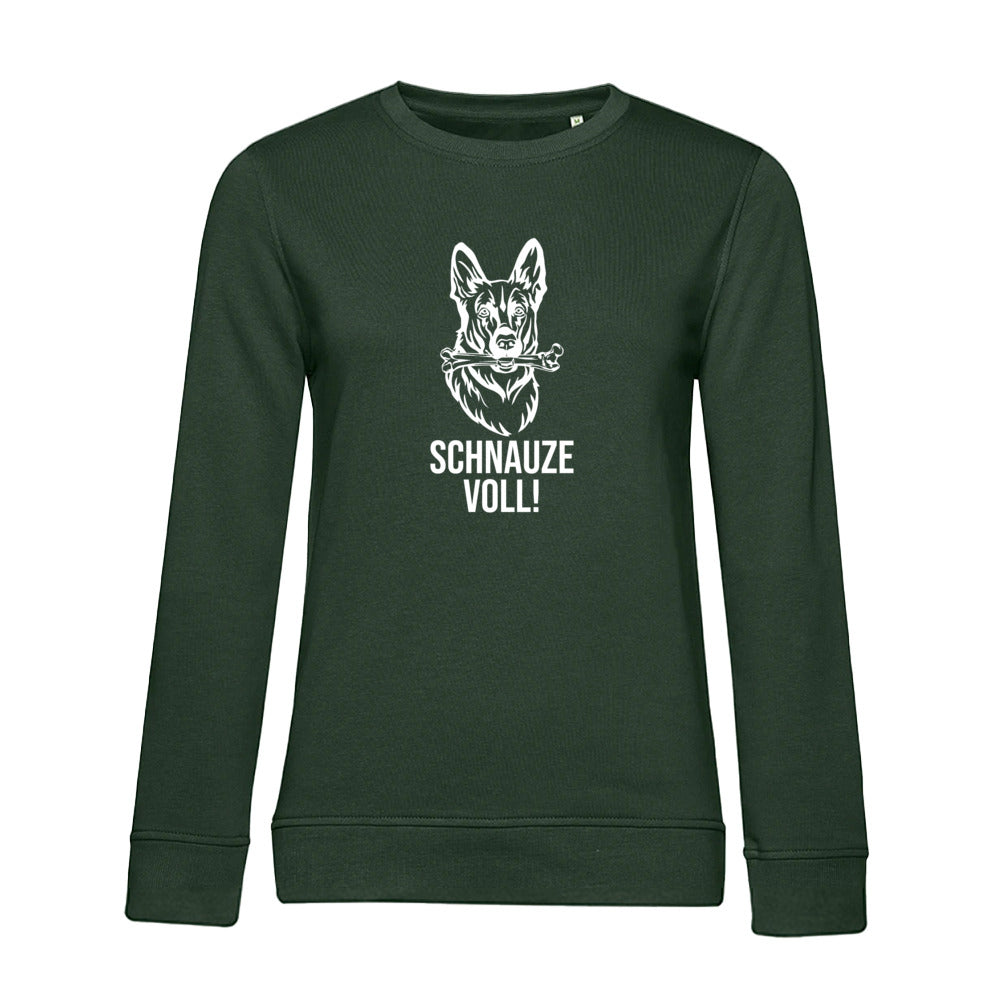 Schnauze Voll – Bio-Sweatshirt für Damen
