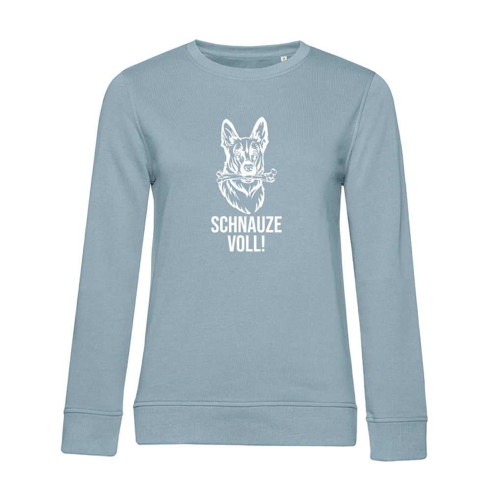 Schnauze Voll – Bio-Sweatshirt für Damen