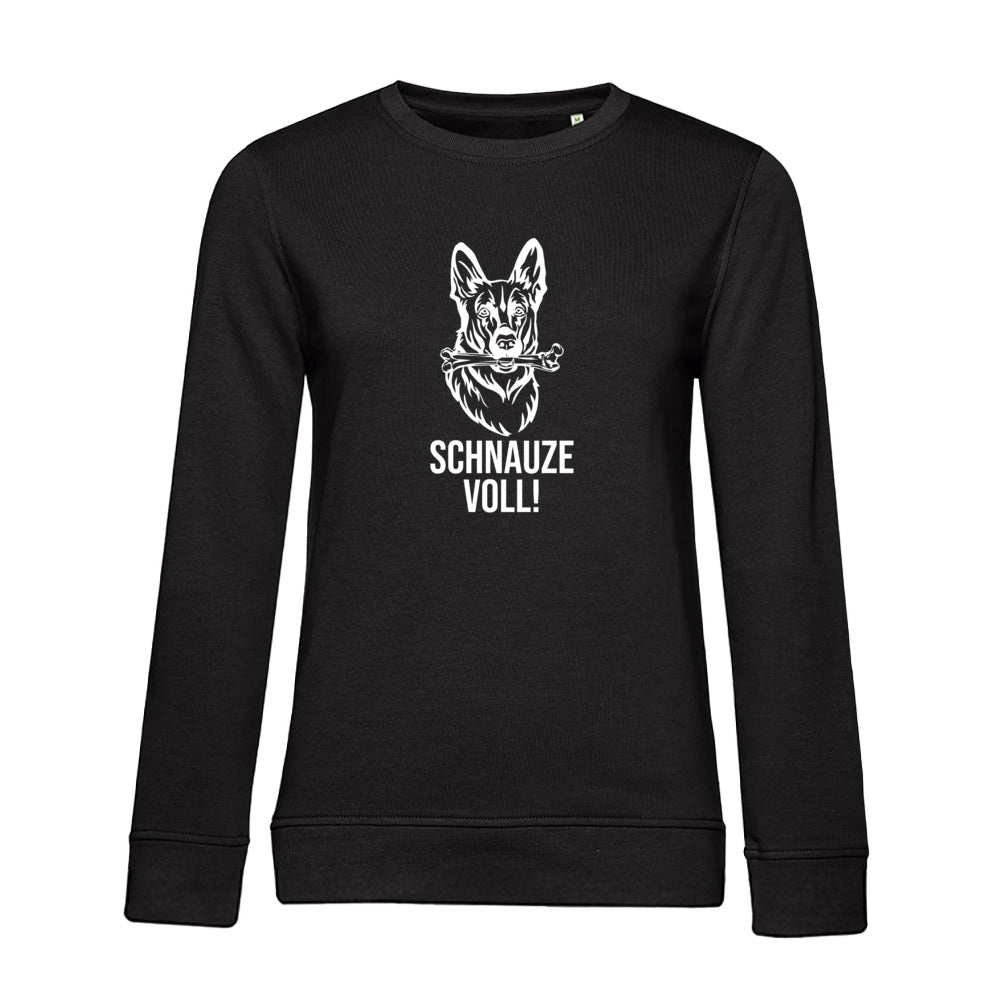 Schnauze Voll – Bio-Sweatshirt für Damen