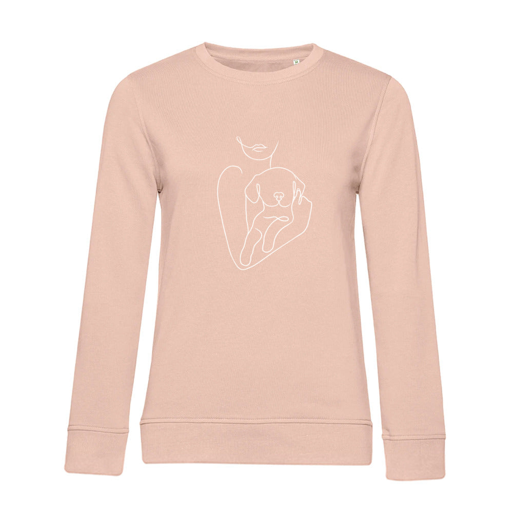 Welpenliebe – Bio-Sweatshirt für Damen