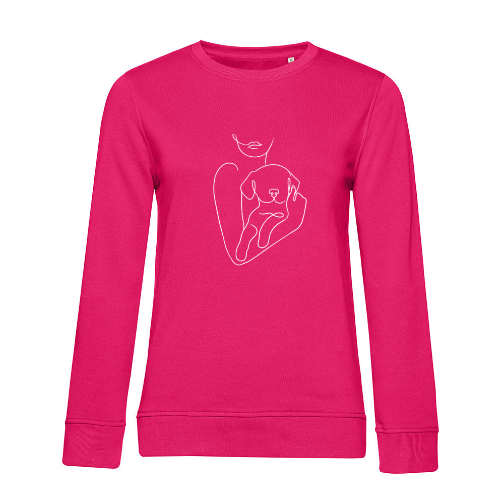 Welpenliebe – Bio-Sweatshirt für Damen