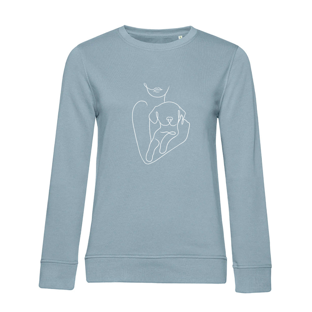 Welpenliebe – Bio-Sweatshirt für Damen