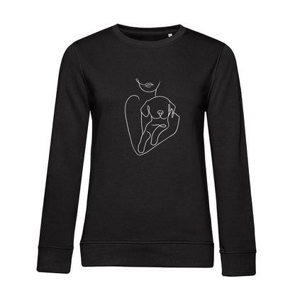 Welpenliebe – Bio-Sweatshirt für Damen