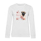 Pastell Mops – Bio-Sweatshirt für Damen