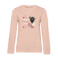Pastell Mops – Bio-Sweatshirt für Damen