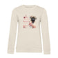 Pastell Mops – Bio-Sweatshirt für Damen