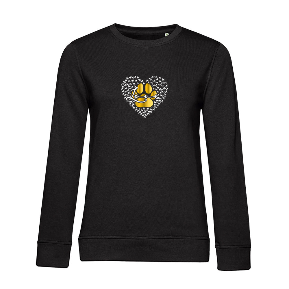 Love Dog – Bio-Sweatshirt für Damen
