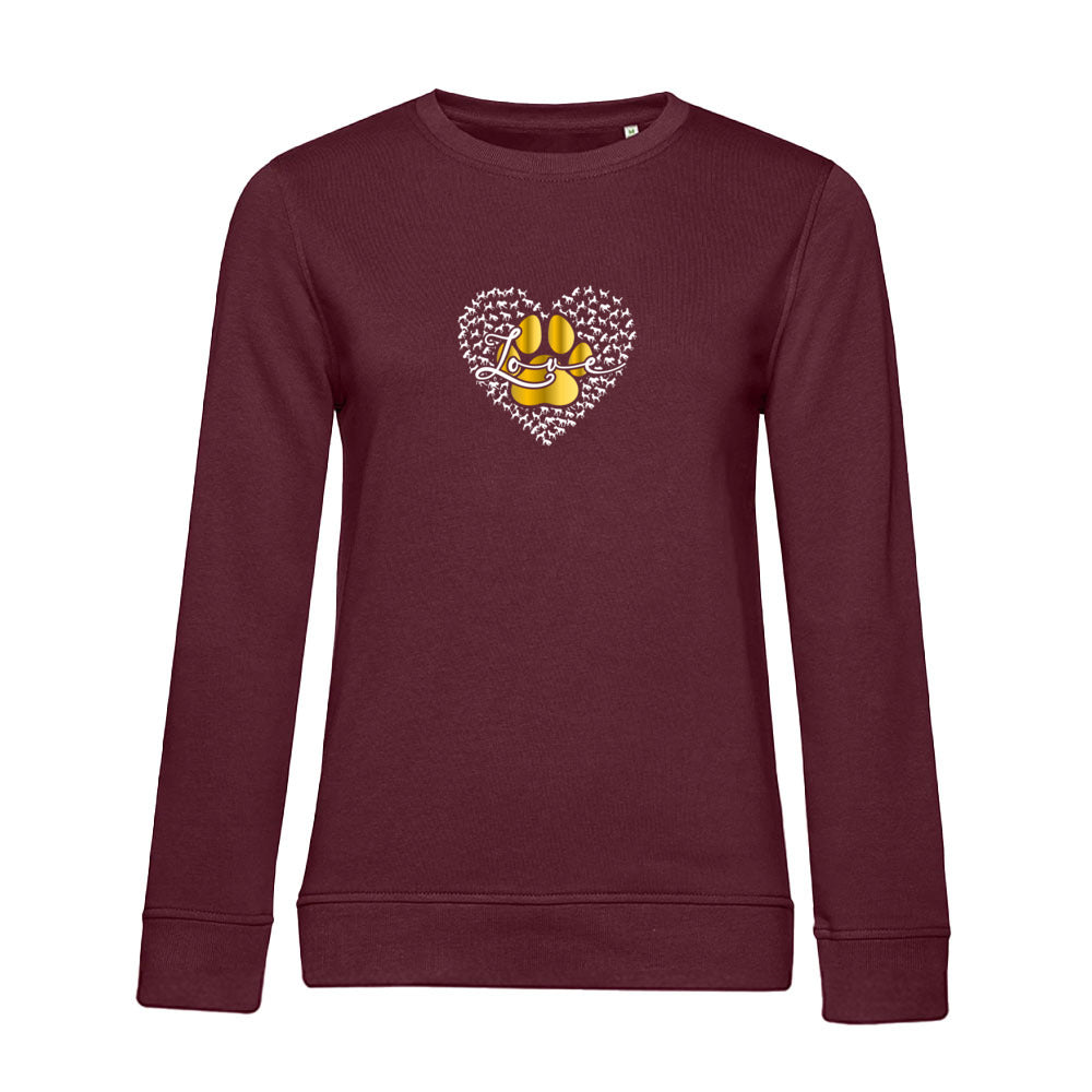Love Dog – Bio-Sweatshirt für Damen