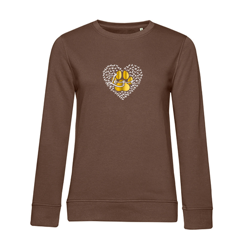 Love Dog – Bio-Sweatshirt für Damen