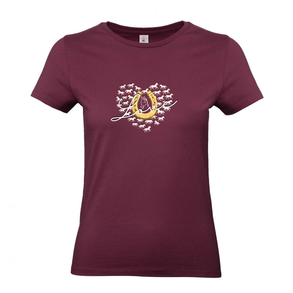 Hufeisenliebe - T-Shirt für Damen
