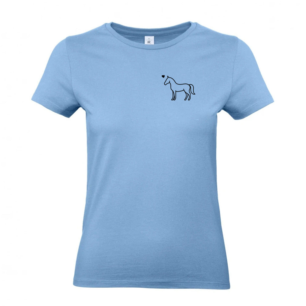 Eleganz mit Herz - T-Shirt für Damen