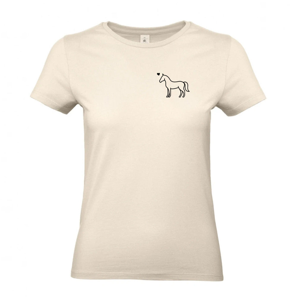 Eleganz mit Herz - T-Shirt für Damen
