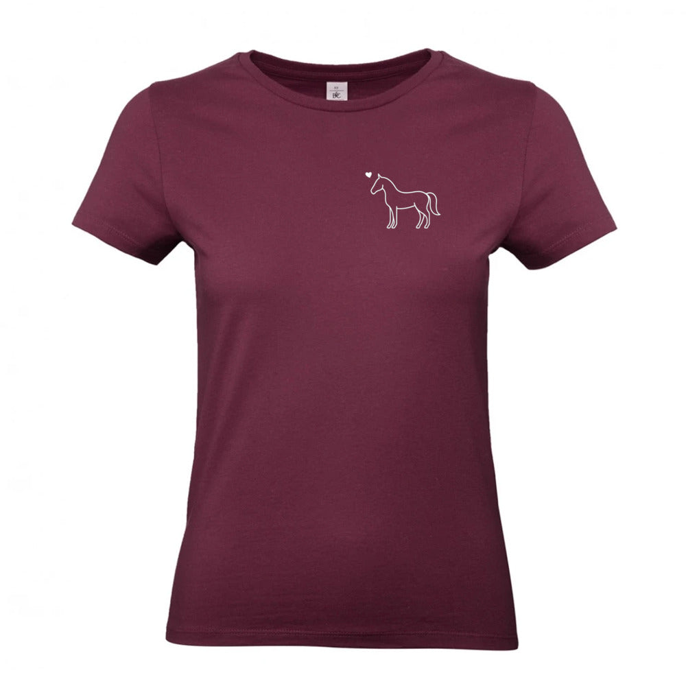 Eleganz mit Herz - T-Shirt für Damen