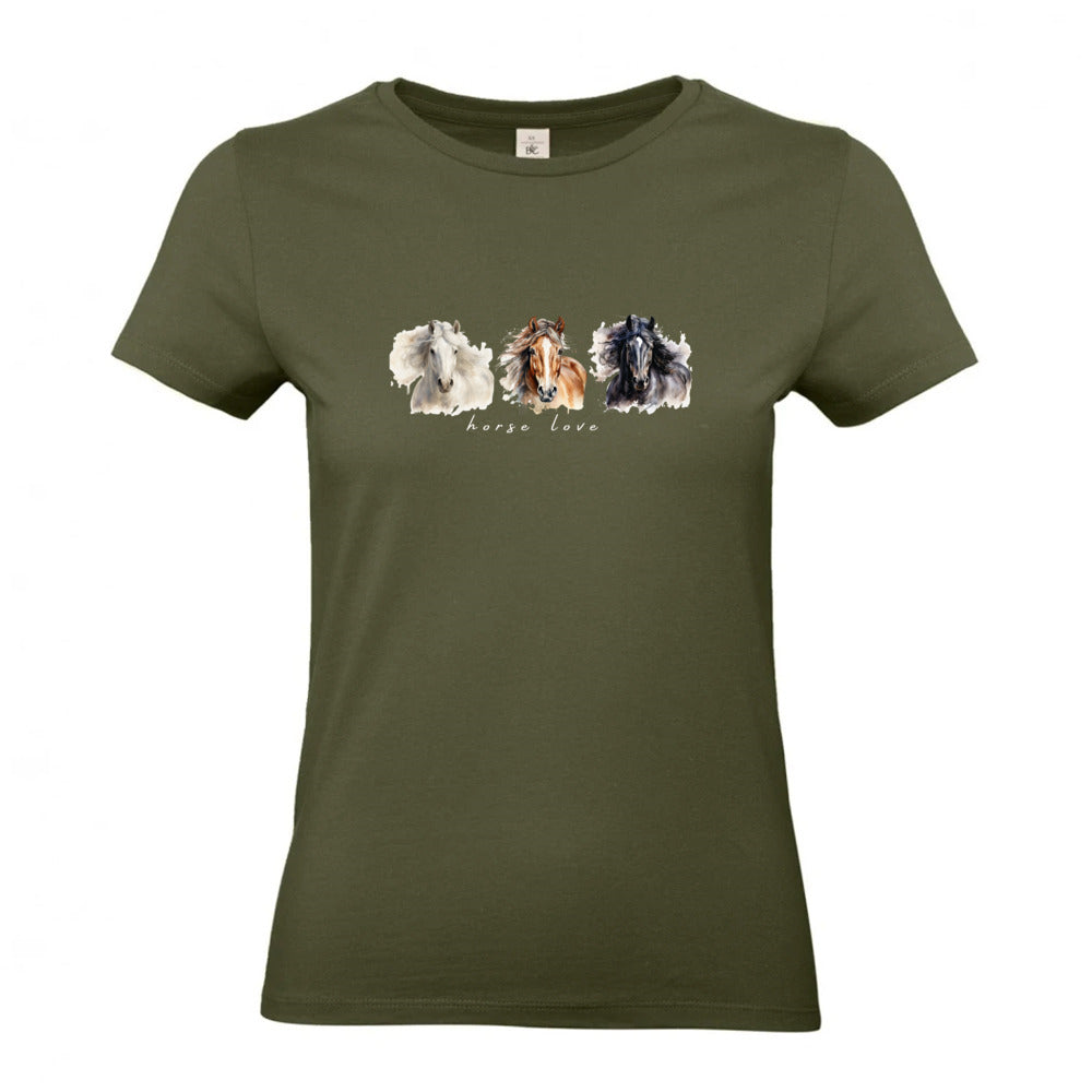 Horse Love - T-Shirt für Damen