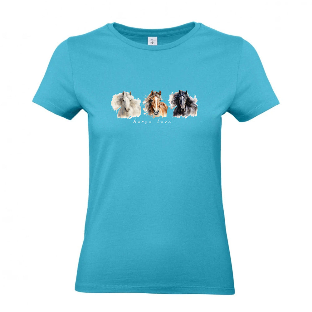 Horse Love - T-Shirt für Damen