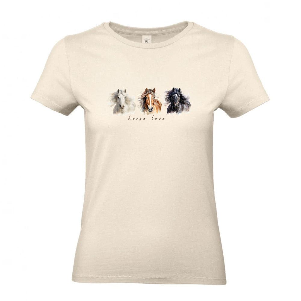 Horse Love - T-Shirt für Damen