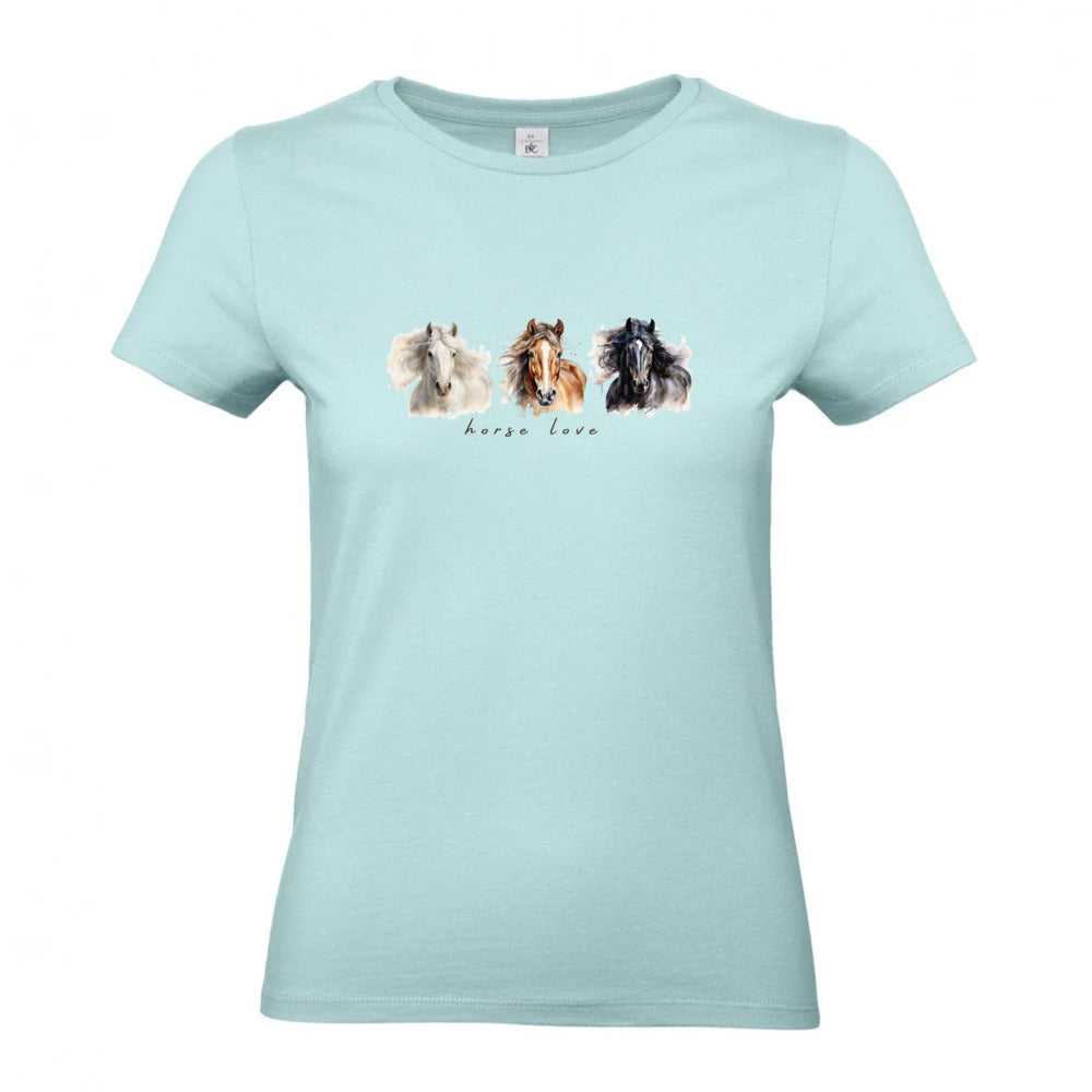 Horse Love - T-Shirt für Damen