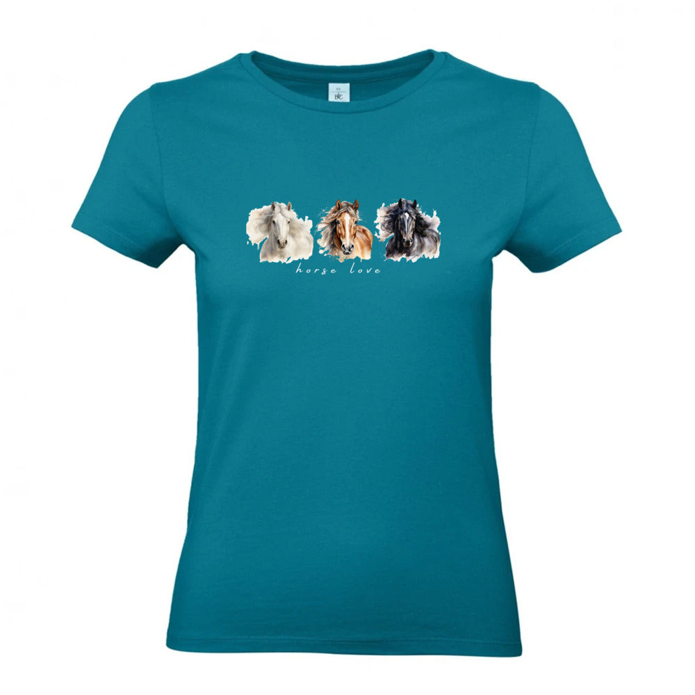 Horse Love - T-Shirt für Damen