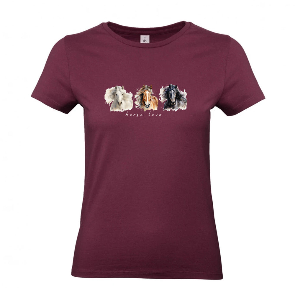 Horse Love - T-Shirt für Damen