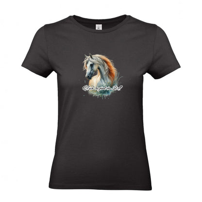 Glück beginnt im Stall - T-Shirt für Damen