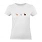 Pferde Trio - T-Shirt für Damen