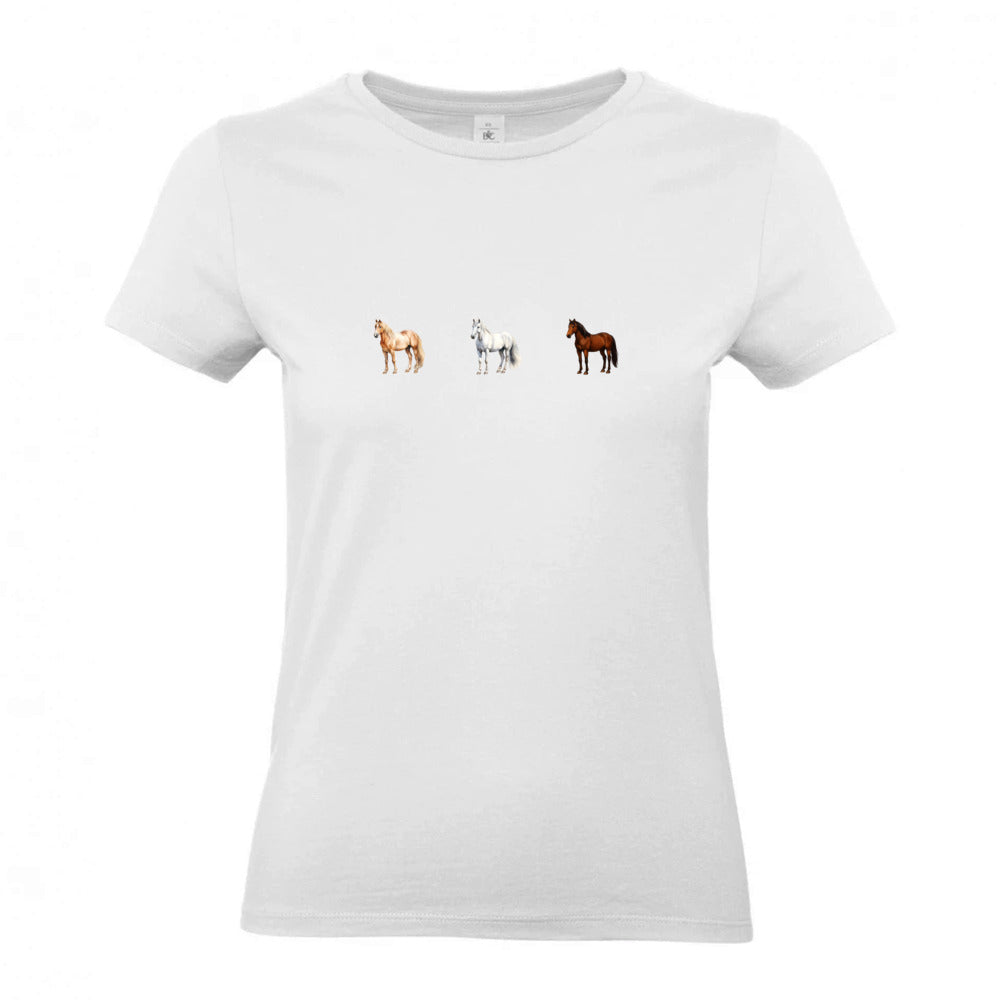 Pferde Trio - T-Shirt für Damen