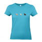 Pferde Trio - T-Shirt für Damen