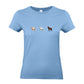 Pferde Trio - T-Shirt für Damen