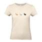 Pferde Trio - T-Shirt für Damen