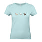 Pferde Trio - T-Shirt für Damen