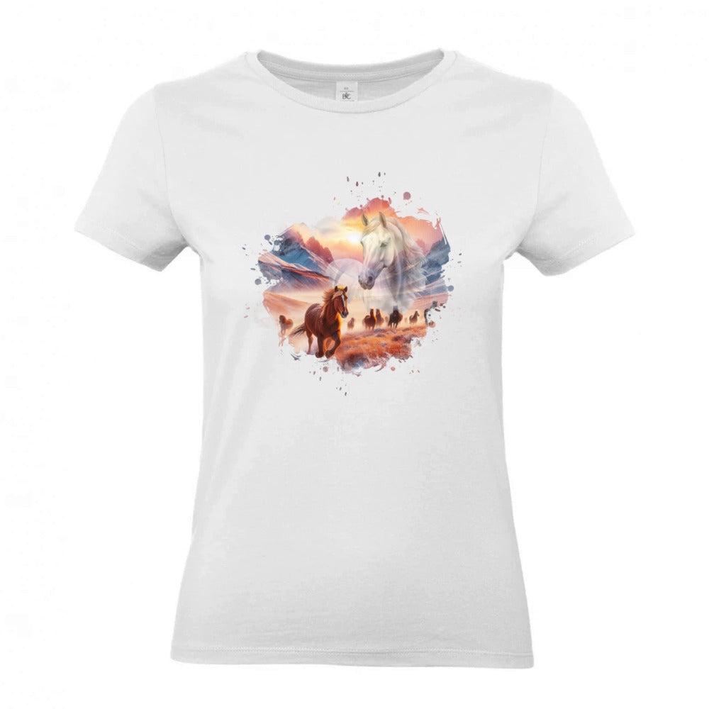 Liebe zu Pferden - T-Shirt für Damen