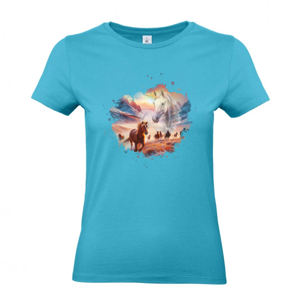 Liebe zu Pferden - T-Shirt für Damen