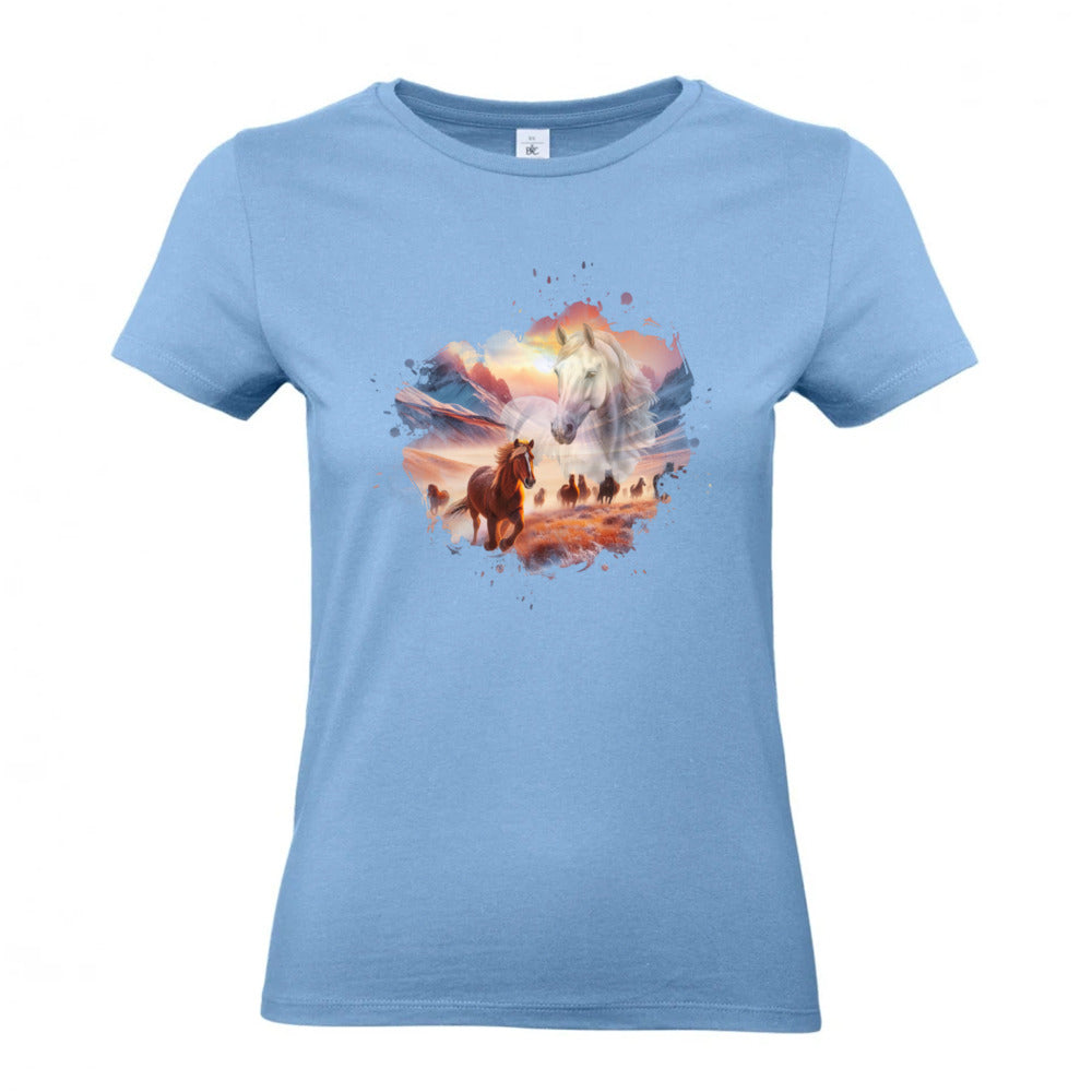 Liebe zu Pferden - T-Shirt für Damen