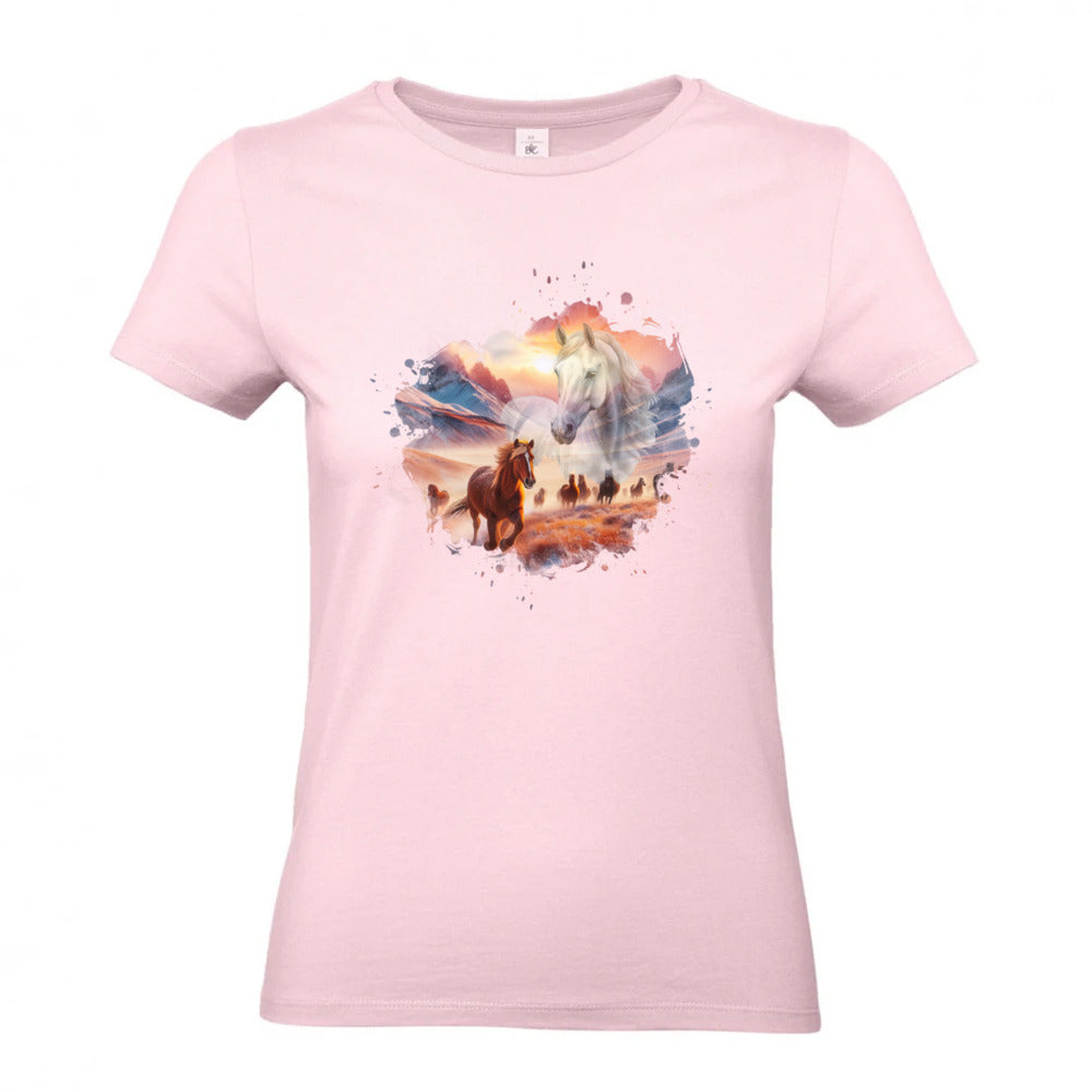 Liebe zu Pferden - T-Shirt für Damen