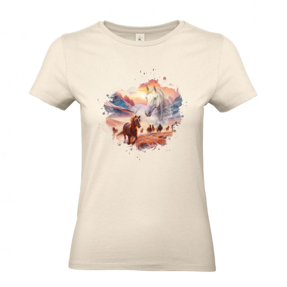 Liebe zu Pferden - T-Shirt für Damen