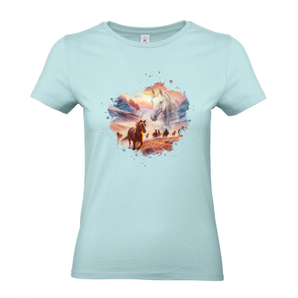 Liebe zu Pferden - T-Shirt für Damen