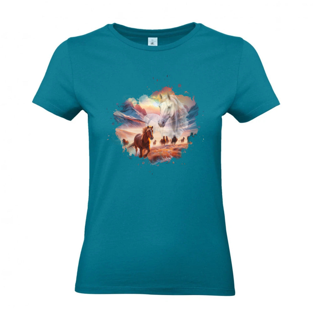 Liebe zu Pferden - T-Shirt für Damen