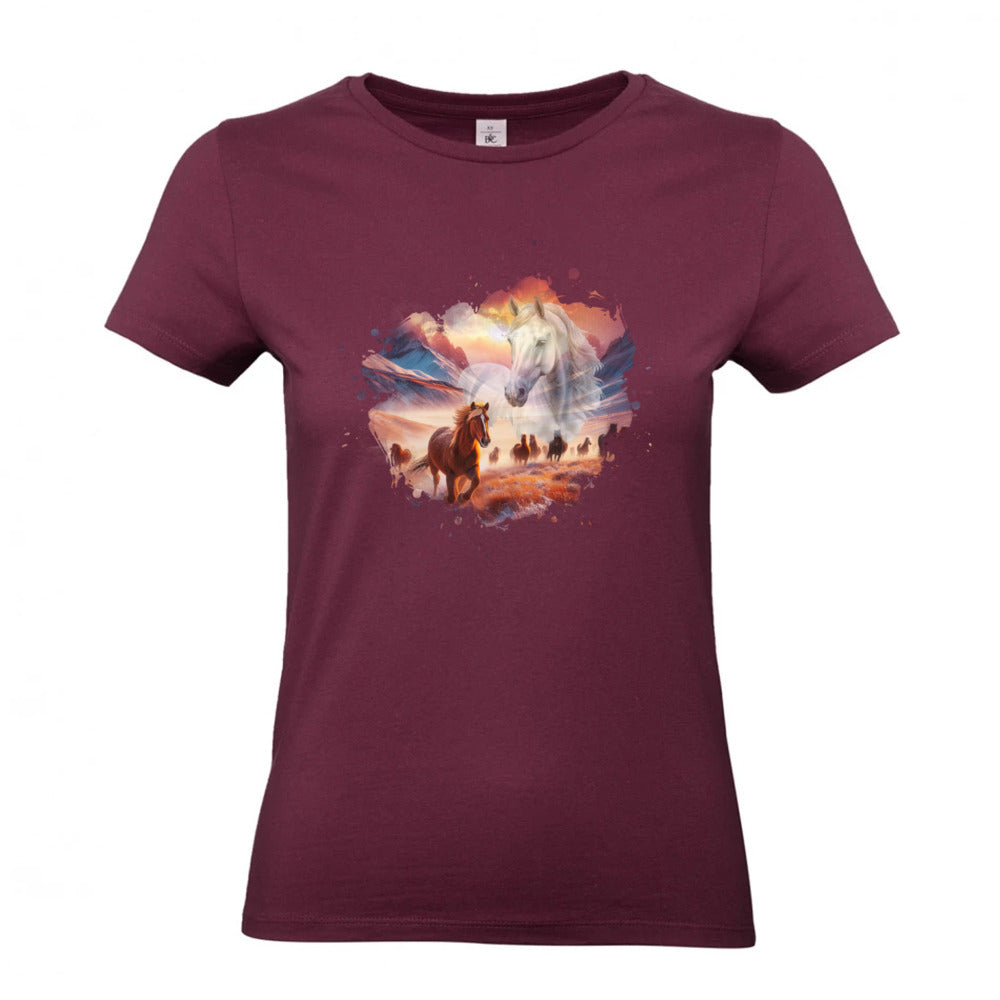 Liebe zu Pferden - T-Shirt für Damen