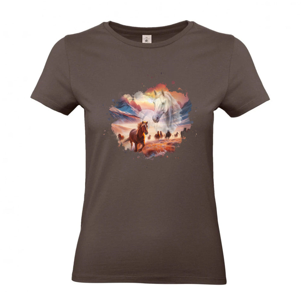 Liebe zu Pferden - T-Shirt für Damen