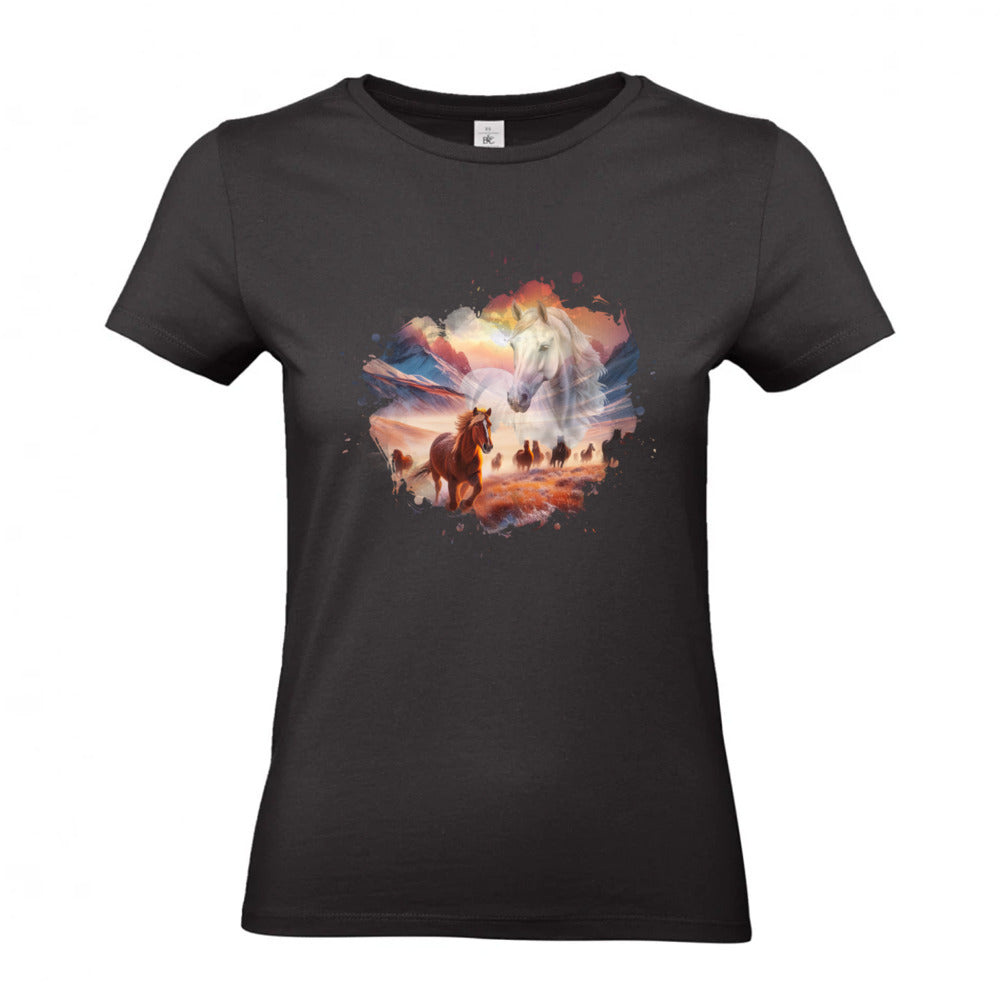 Liebe zu Pferden - T-Shirt für Damen