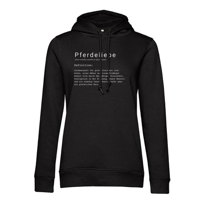 Pferdeliebe - Bio-Hoodie für Damen